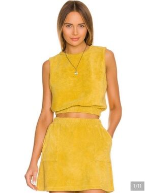 Monrow Two-Piece Crop Top & Skirt Set